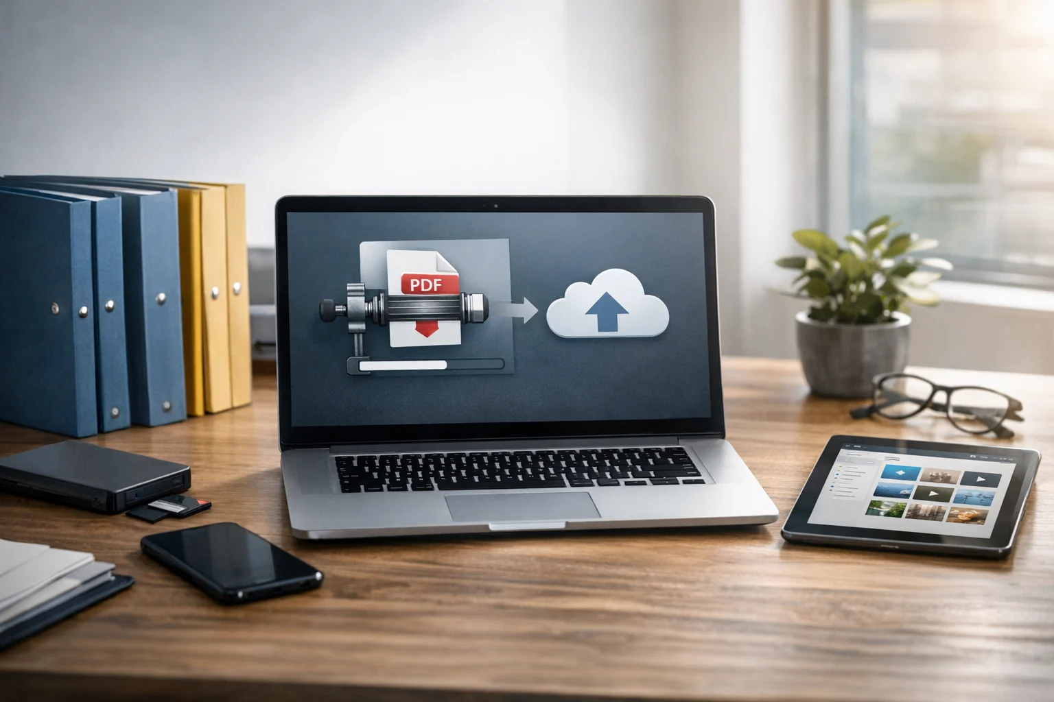 How to Compress PDF Files Before Uploading to Cloud Storage